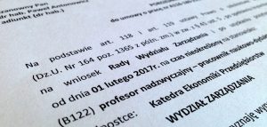 Nominacja na stanowisko prof. nadzw. (UG)